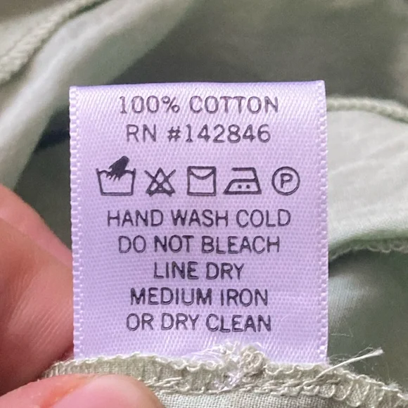 HP Rhode Emanne Cotten Voile Belted Pleated Mini in Green - Picture 8 of 8